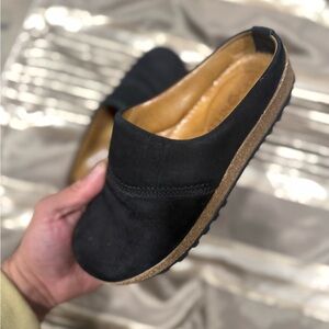 Haflinger Black Women's Mules